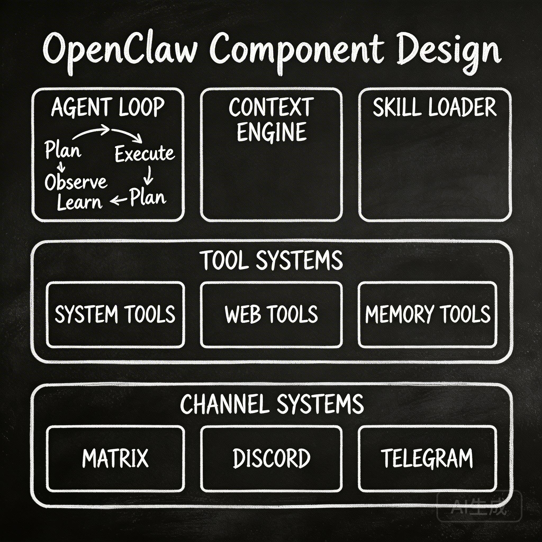 OpenClaw 组件设计图