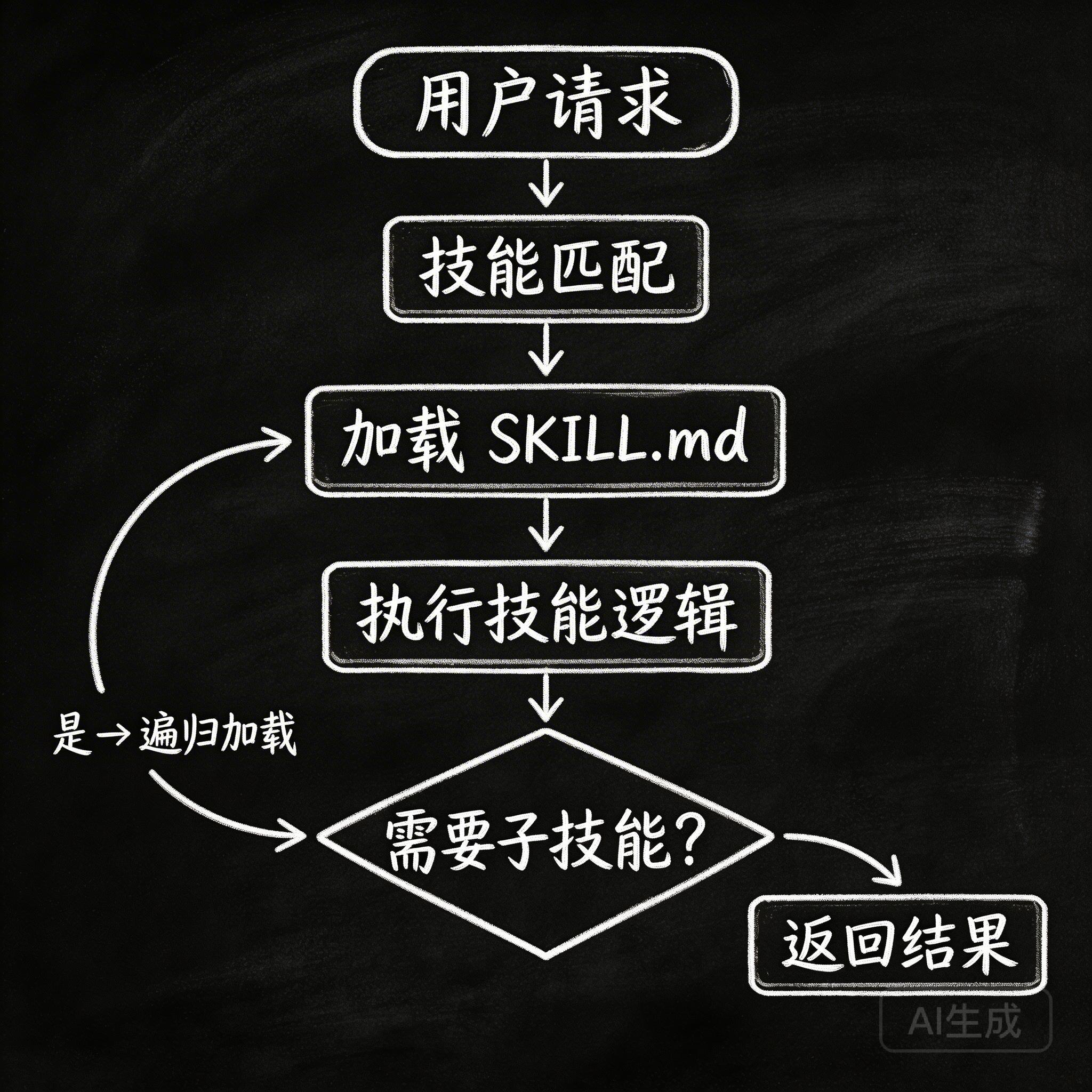 OpenClaw 技能调用流程图